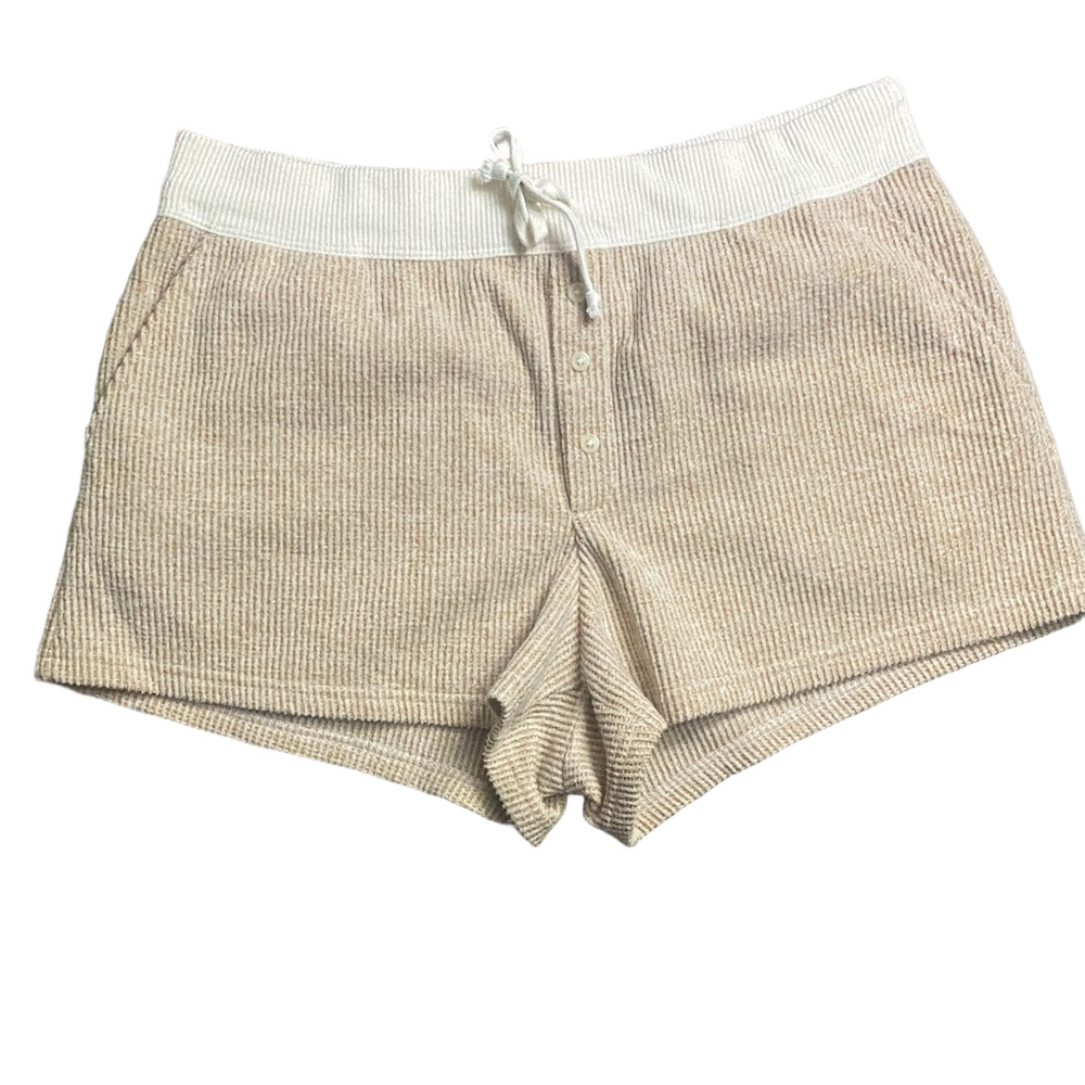 🎁American Eagle Outfitters Cream and Tan Lounge Shorts